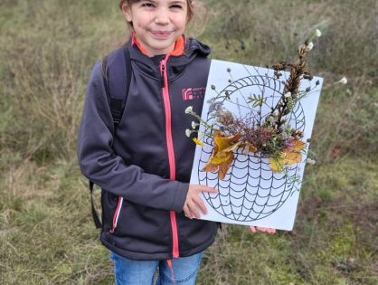 Klasy 2a i 2c szukały śladów jesieni